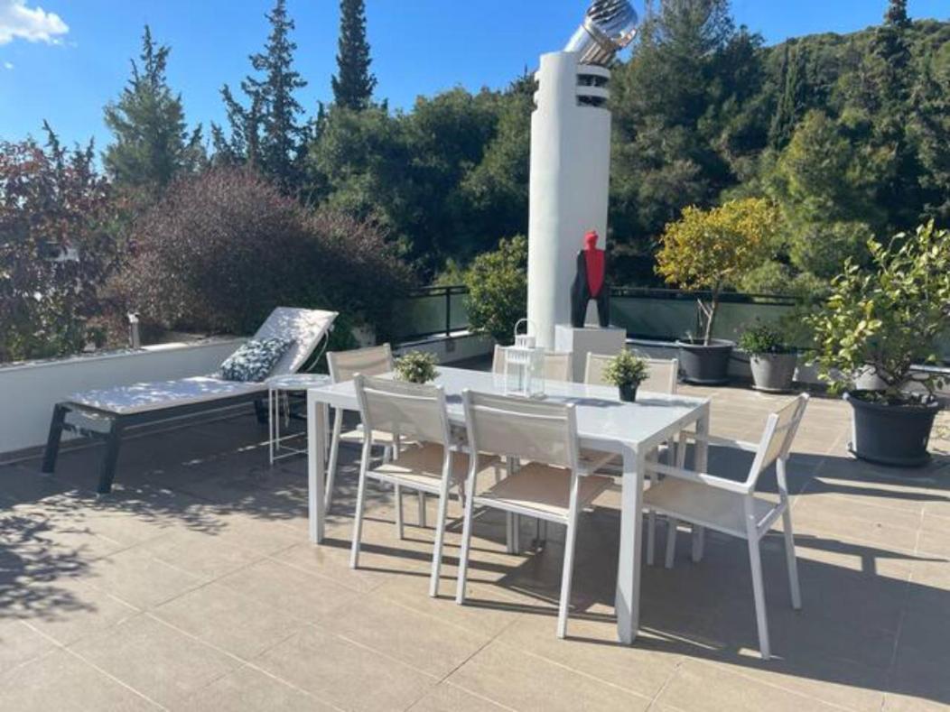Athens Lycabettus Hill Penthouse, Private Roof Garden & Pool Apartment Екстериор снимка