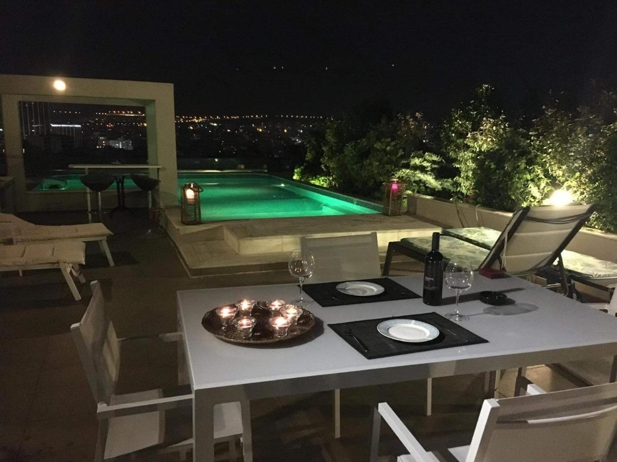 Athens Lycabettus Hill Penthouse, Private Roof Garden & Pool Apartment Екстериор снимка