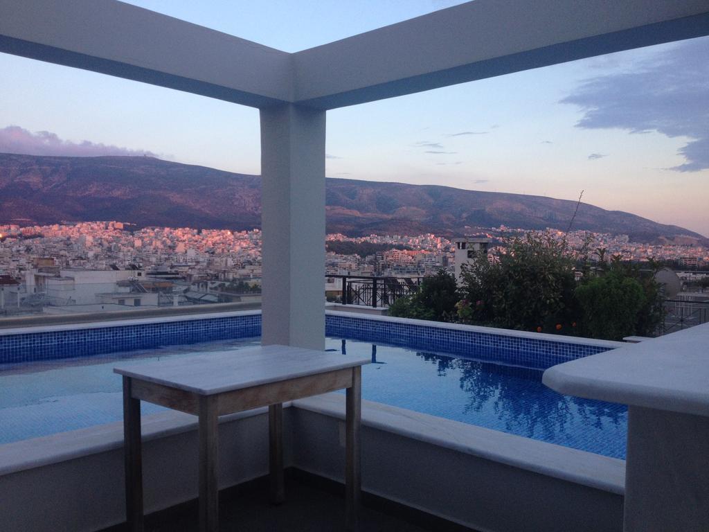 Athens Lycabettus Hill Penthouse, Private Roof Garden & Pool Apartment Екстериор снимка