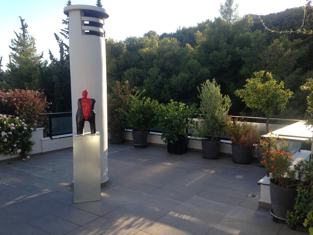 Athens Lycabettus Hill Penthouse, Private Roof Garden & Pool Apartment Екстериор снимка