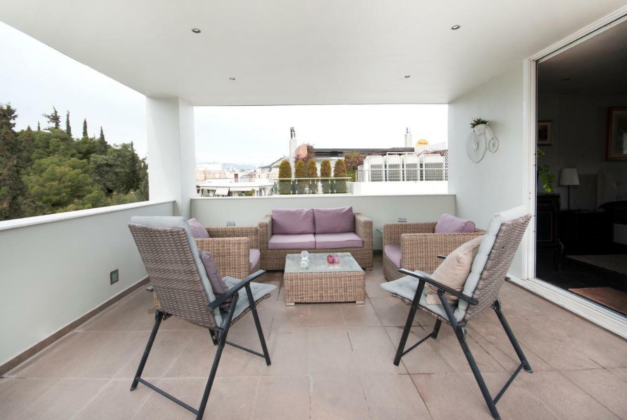 Athens Lycabettus Hill Penthouse, Private Roof Garden & Pool Apartment Екстериор снимка