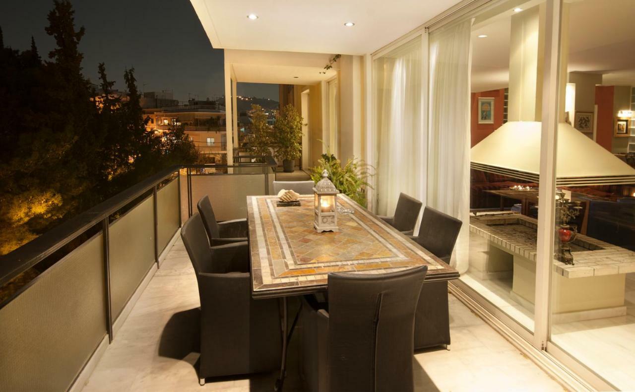 Athens Lycabettus Hill Penthouse, Private Roof Garden & Pool Apartment Екстериор снимка